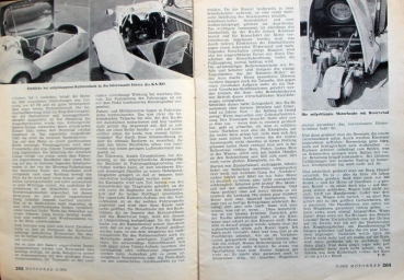 "Motorrad Kleinwagen" Vehicle-Magazine 1959 (3151)